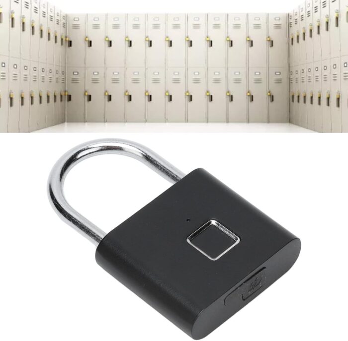 Fingerprint Padlock – Smart Biometric Keyless Lock for Gym, Travel & Home Security